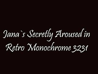 Secretly Sexually Aroused In Retro Monochrome 3231